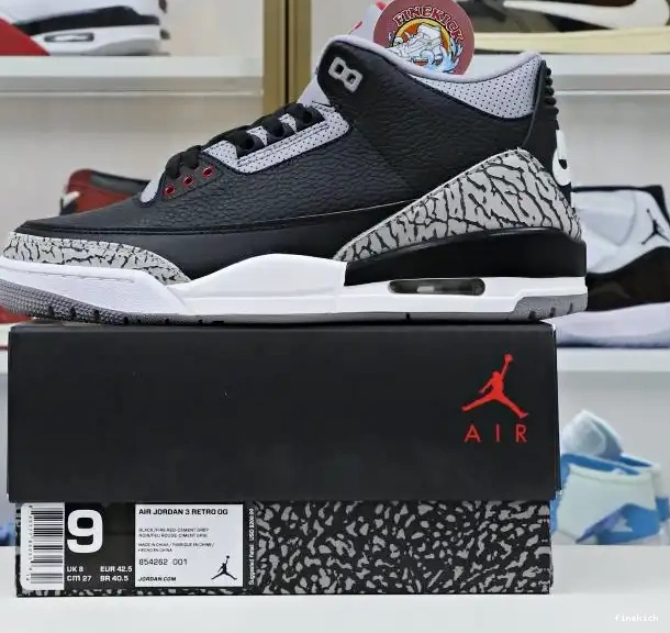 Jordan retro blackcement Air 3  2018（854262-001） Jordan 0706